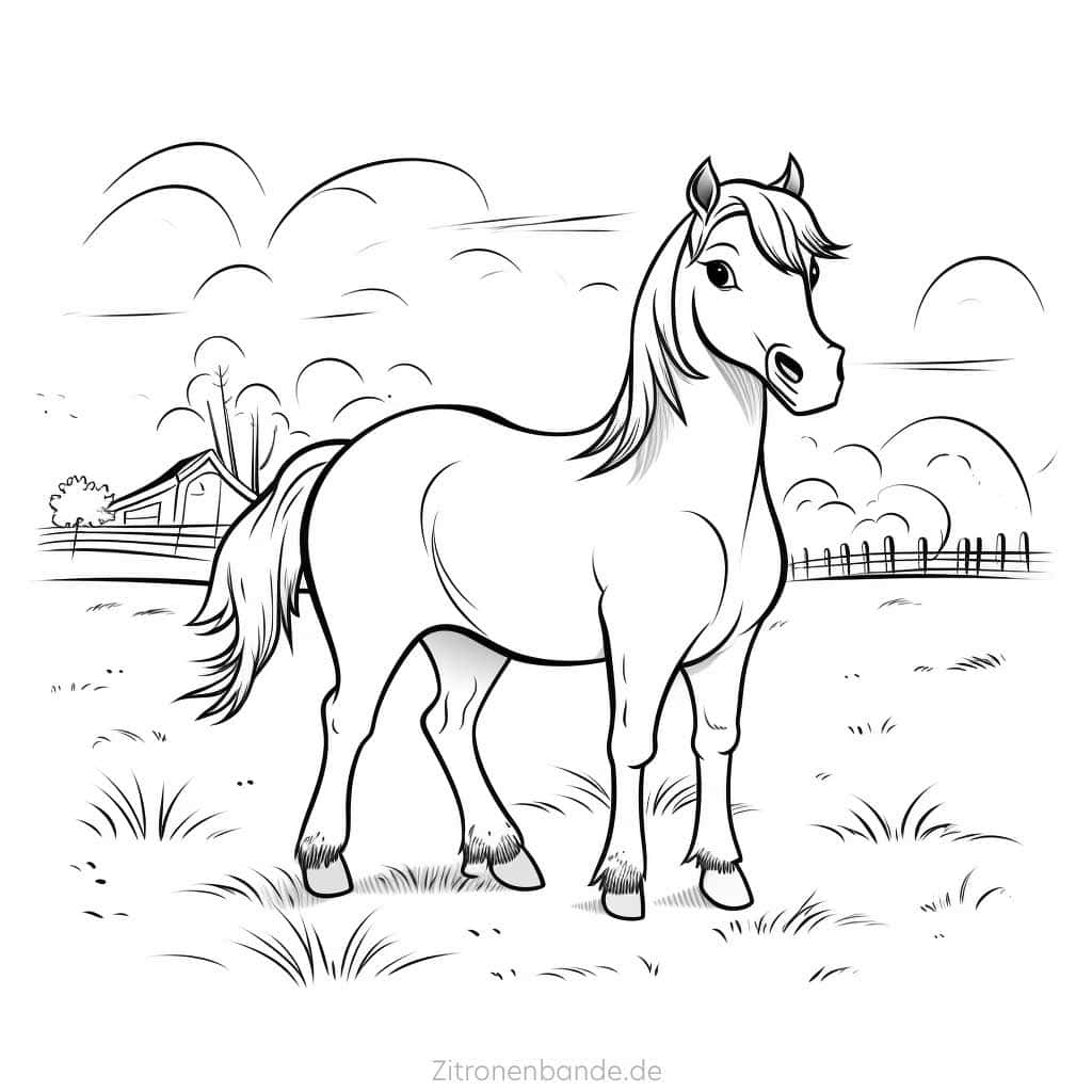 Malvorlagen Von Wildpferden
