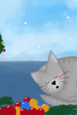 Kater Leo feiert Weihnachten
