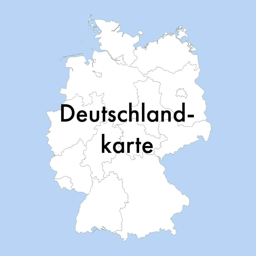 Deutschlandkarte Karte Von Deutschland Runterladen Und Drucken