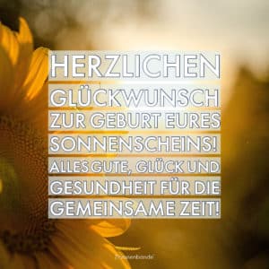 Persönliche Glückwünsche zur Geburt 2