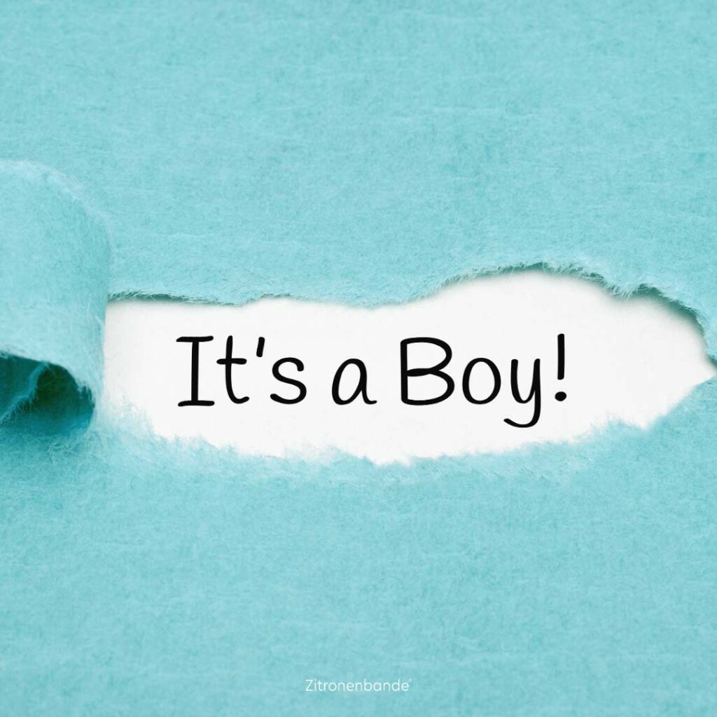 Glückwünsche zur Geburt eines Jungen