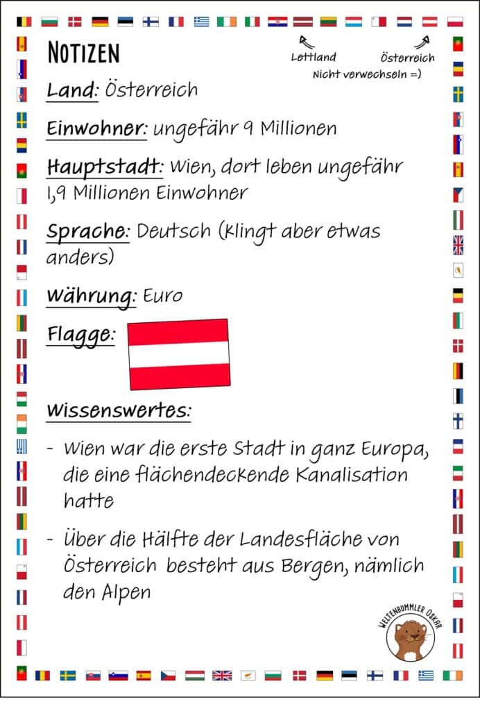 Oskars Notizen aus Wien