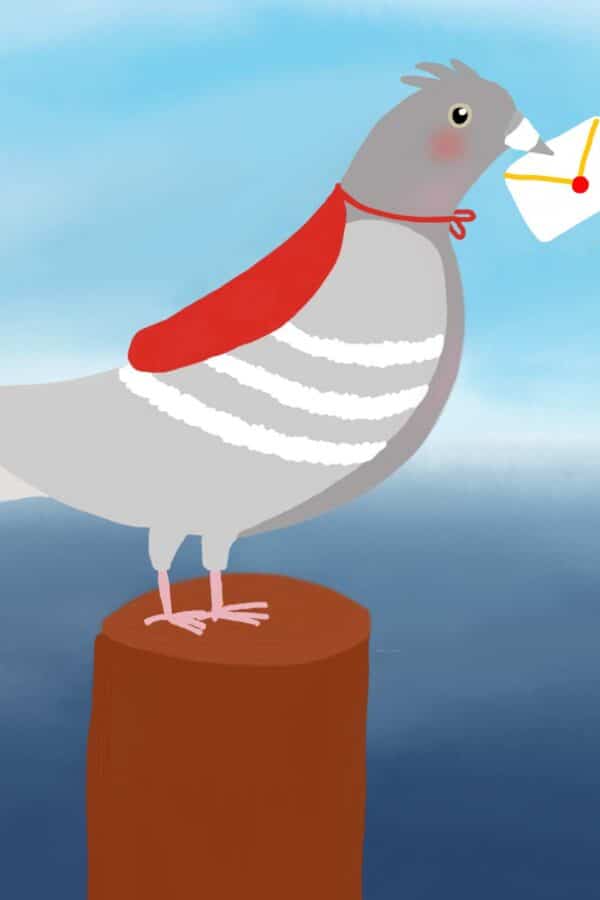 Das Abenteuer von Brieftaube Betty