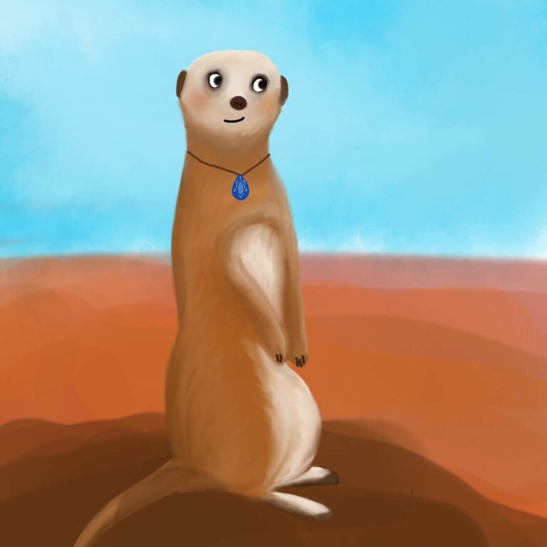 Erdmännchen Gunnar und der blaue Saphir