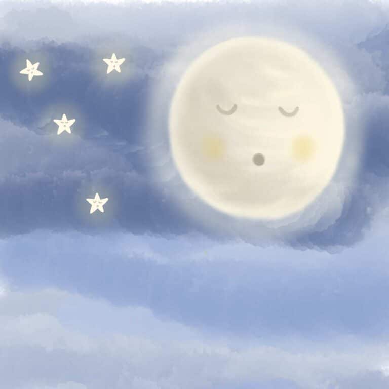 Die Geschichte vom müden Mond