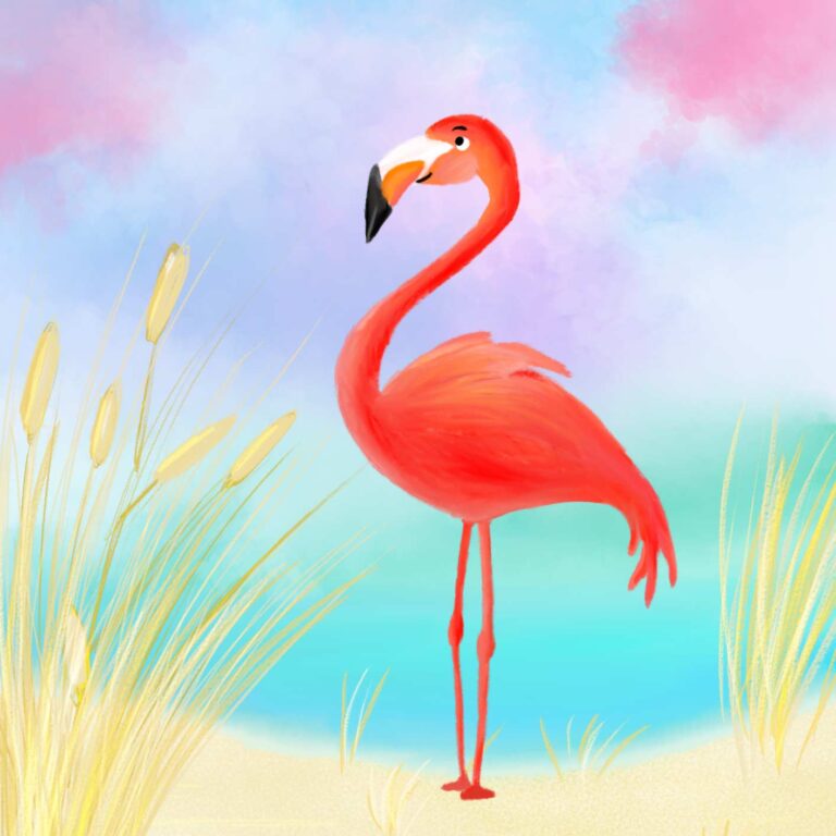 Gute-Nacht-Geschichten: Ringo der Flamingo