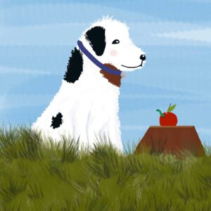 Hund Struppel und die Raupe