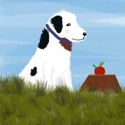 Hund Struppel und die Raupe
