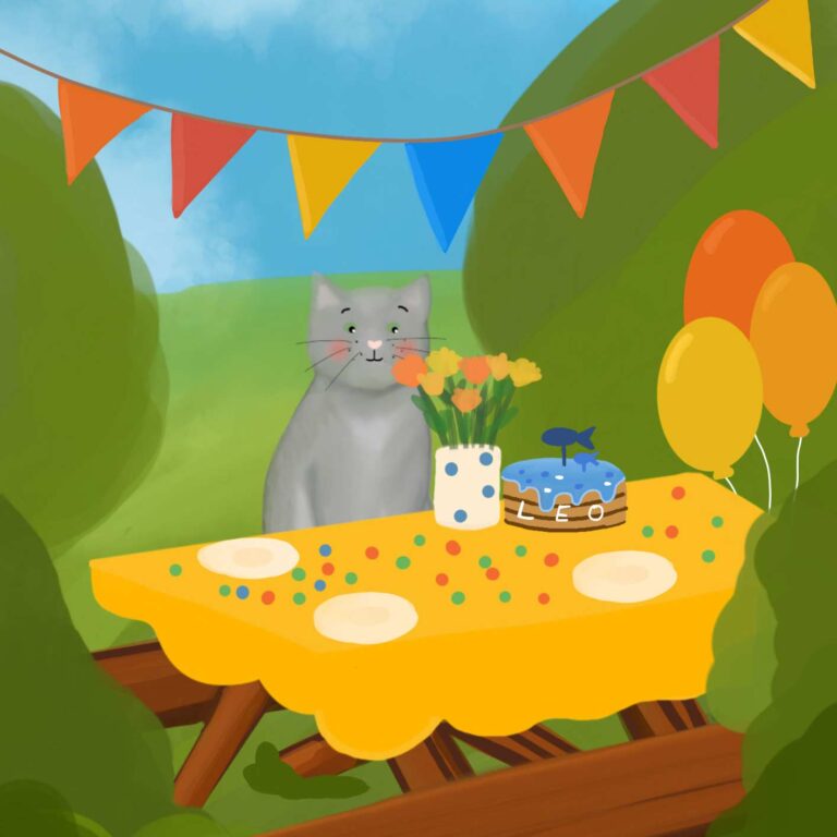 Kater Leo feiert Geburtstag