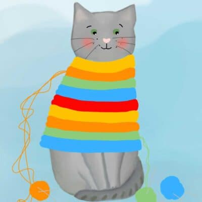 Kater Leo und der gestreifte Pullover