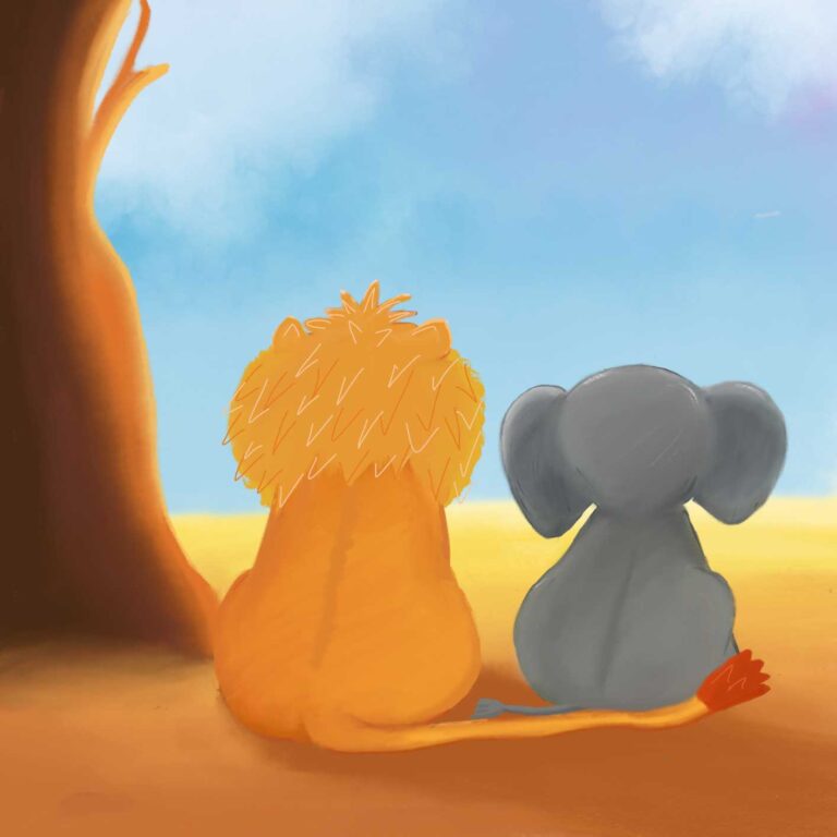 Löwe Ludwig und der traurige Elefant
