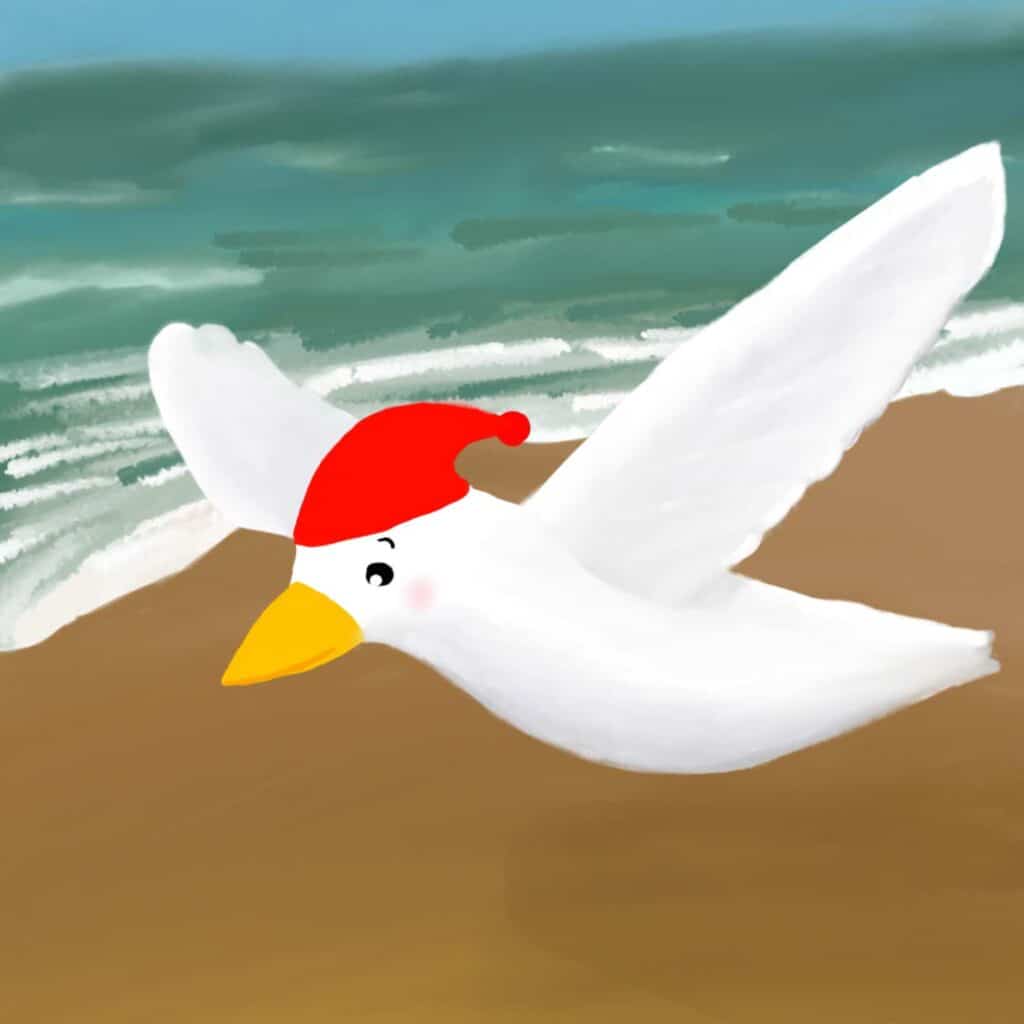 Möwe Erwin und das Wattenmeer