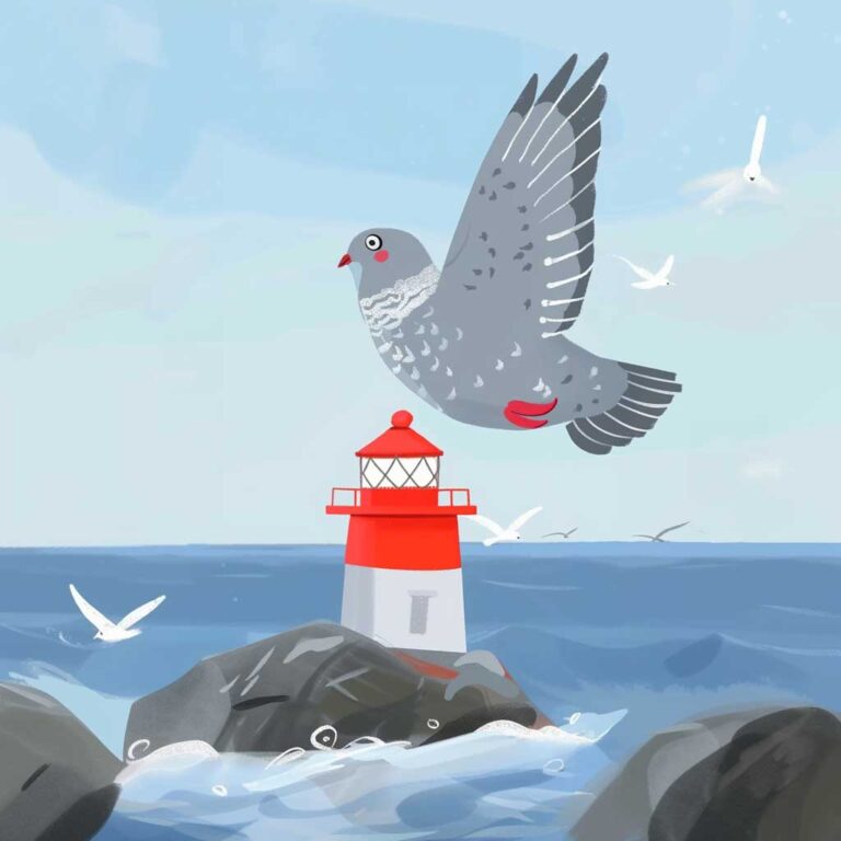 Brieftaube Betty und das große Rennen