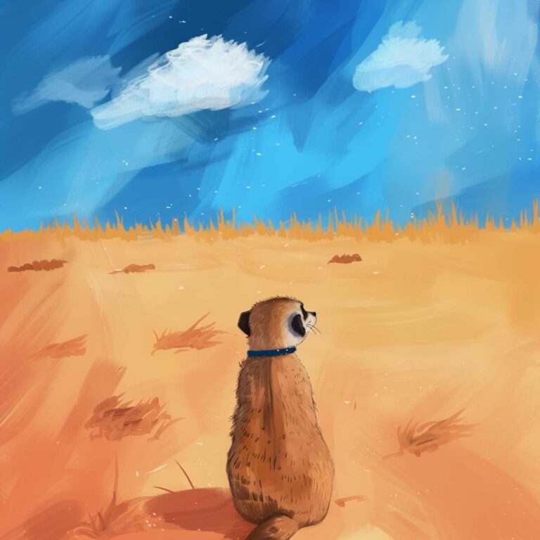 Erdmännchen Gunnar und der kleine Gecko