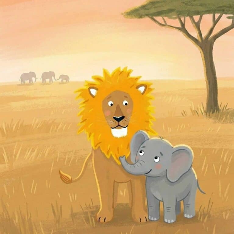 Löwe Ludwig und der traurige Elefant