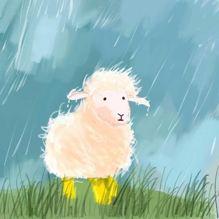 Schaf Tilda und die stürmische Nacht