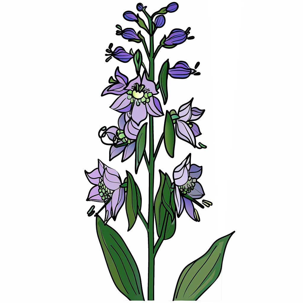 Geburtsblume Juli Rittersporn