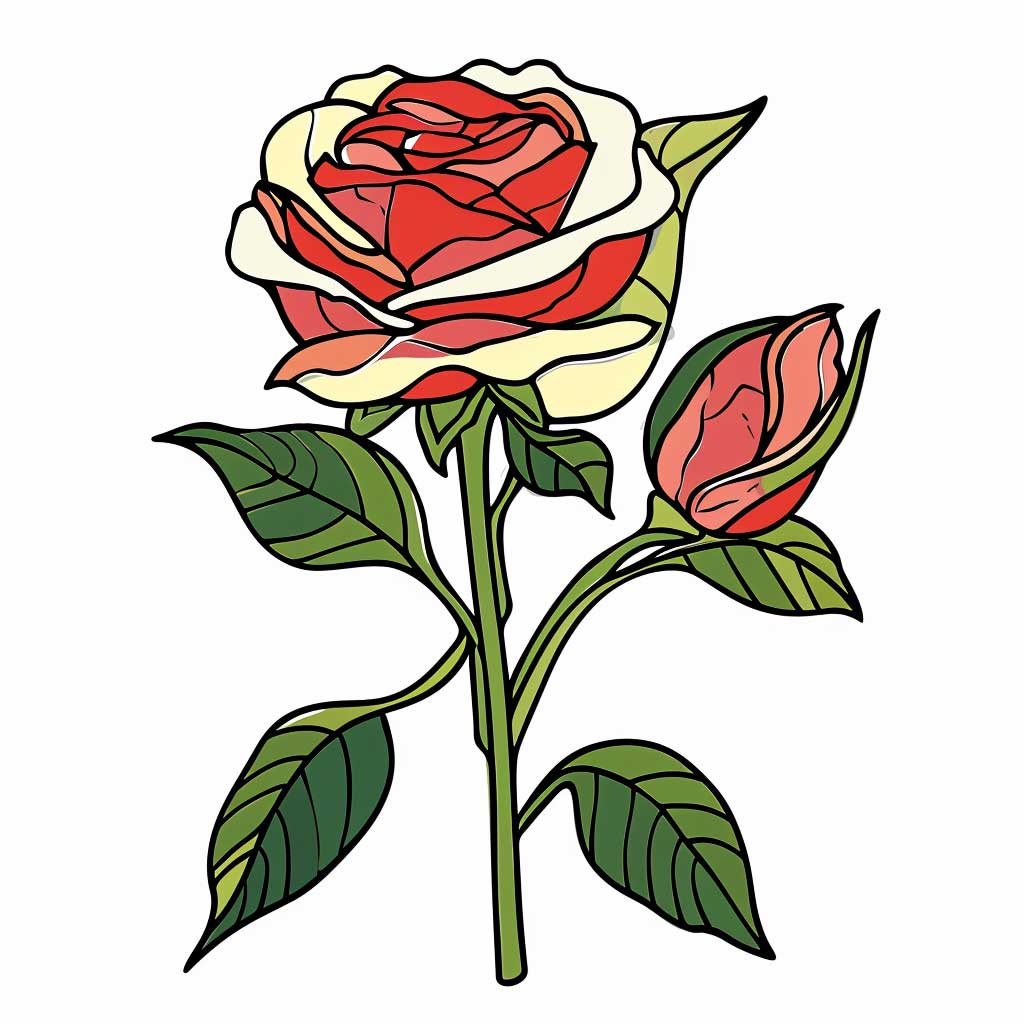 Geburtsblume Juni Rose