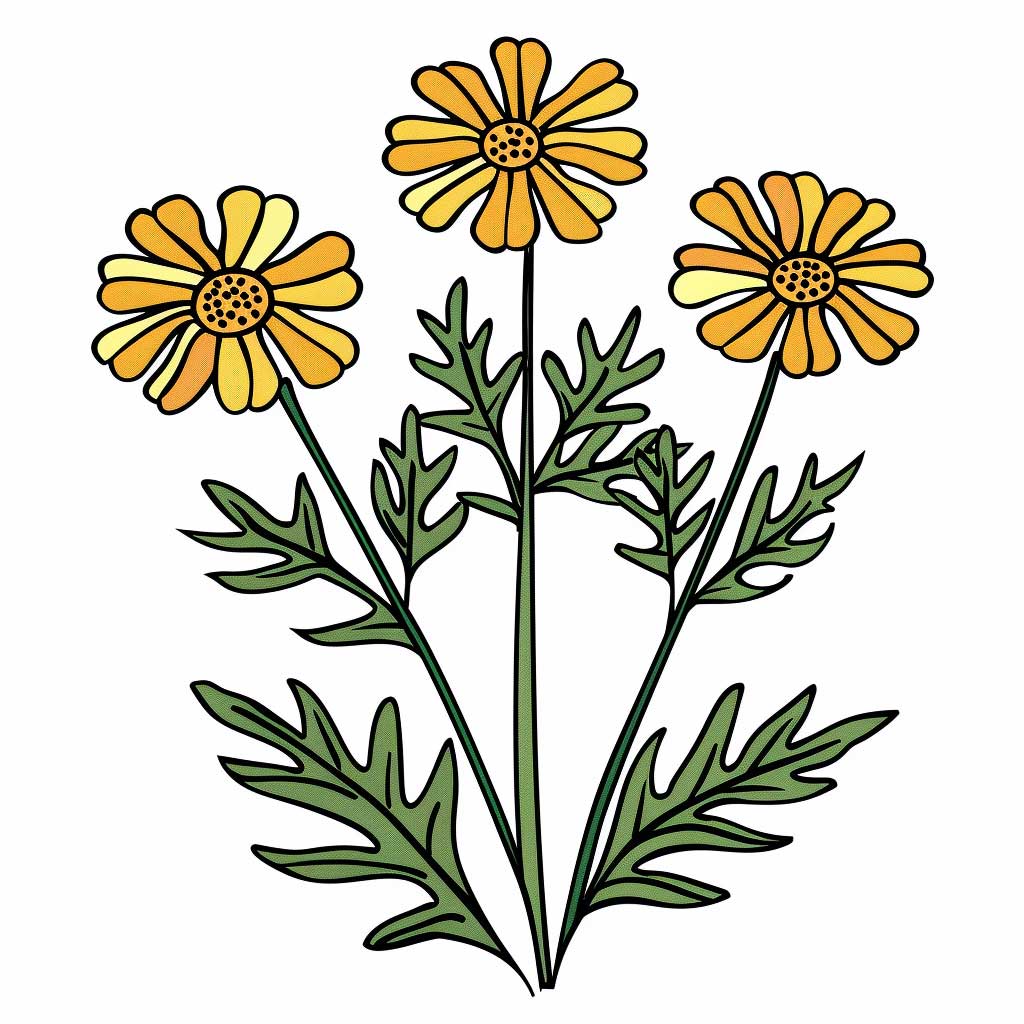 Geburtsblume Oktober Ringelblume