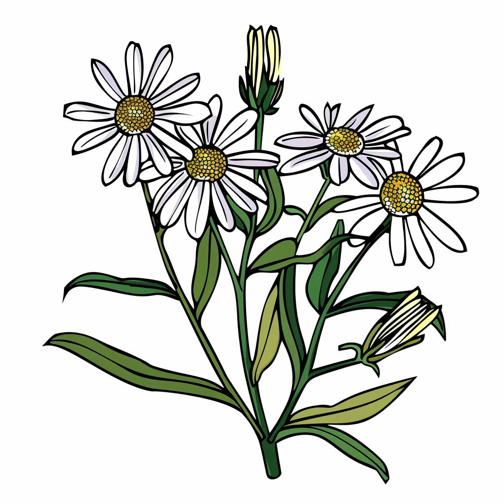 Geburtsblume September Aster