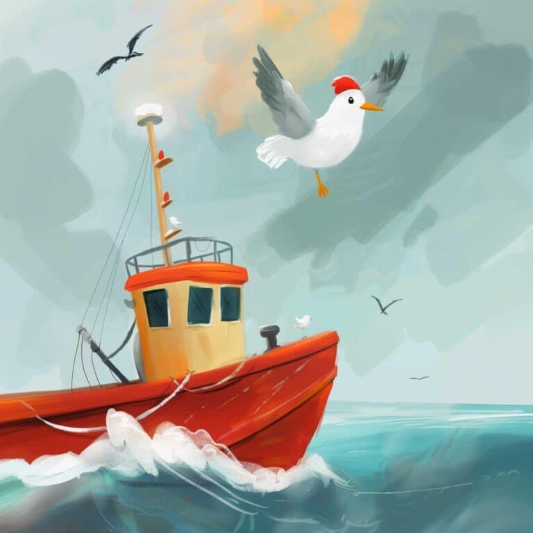 Möwe Erwin und der mysteriöse Kutter