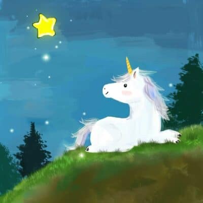 Einhorn Luna und der schlaflose Stern