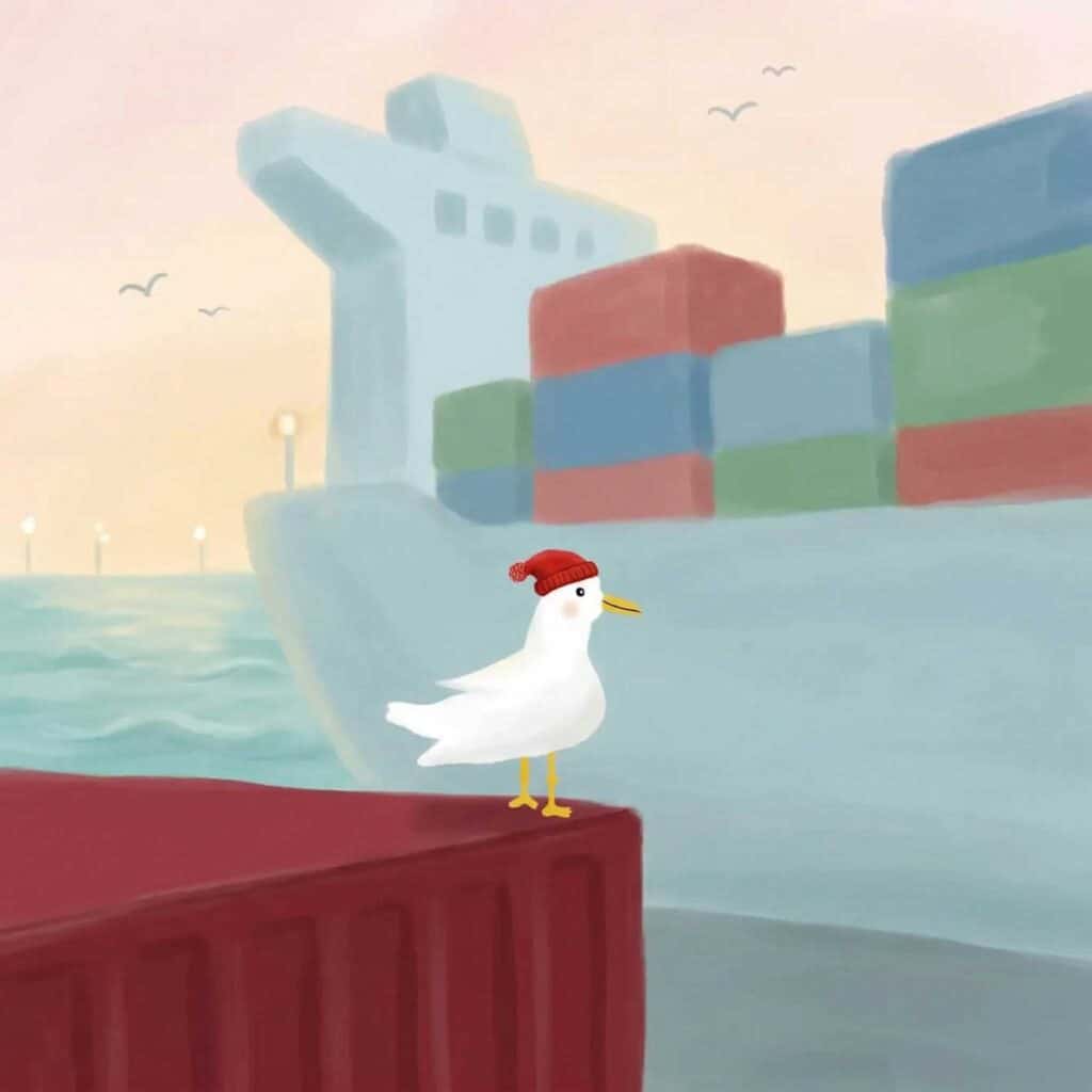 Möwe Erwin und die Reise nach Fernost