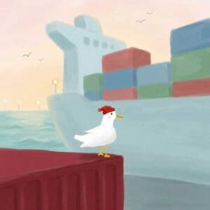 Möwe Erwin und die Reise nach Fernost