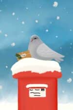 Brieftaube Betty und die Weihnachtspost