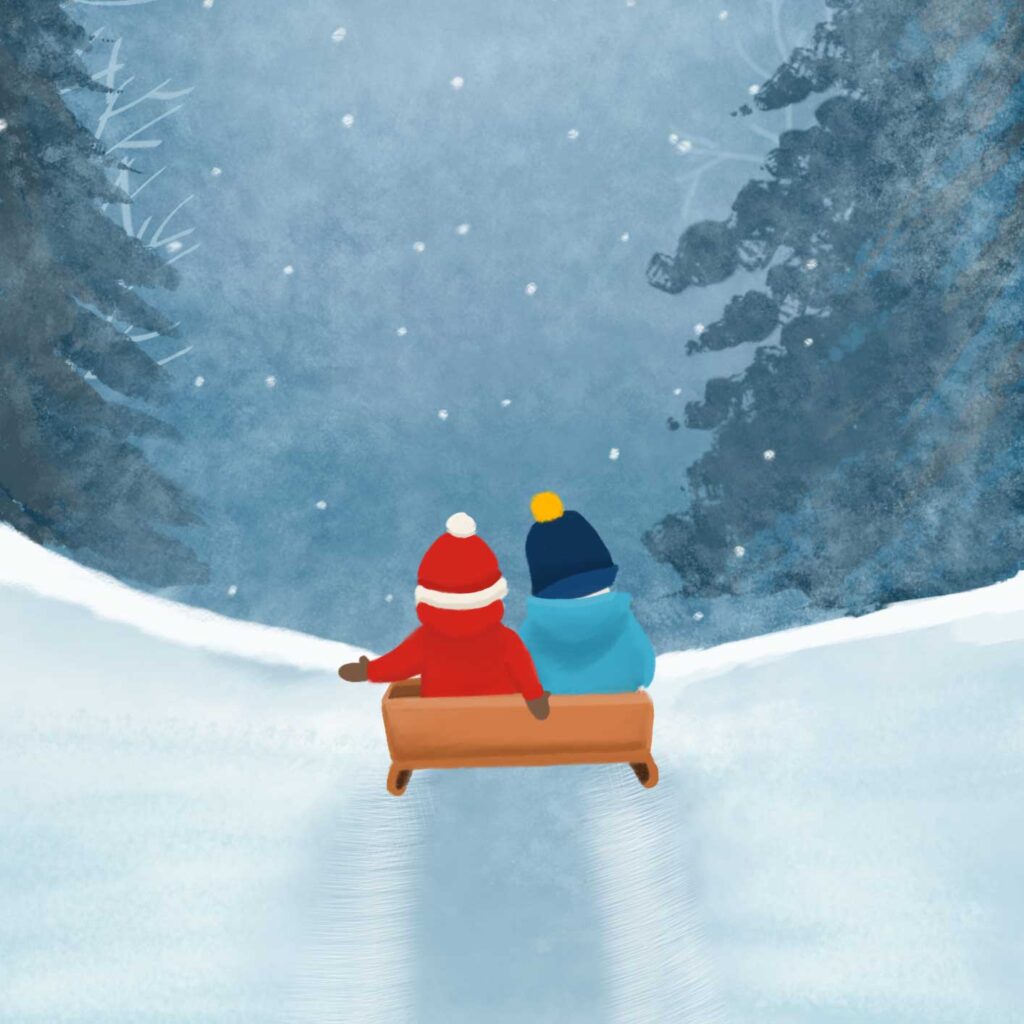 Die magische Schlittenfahrt