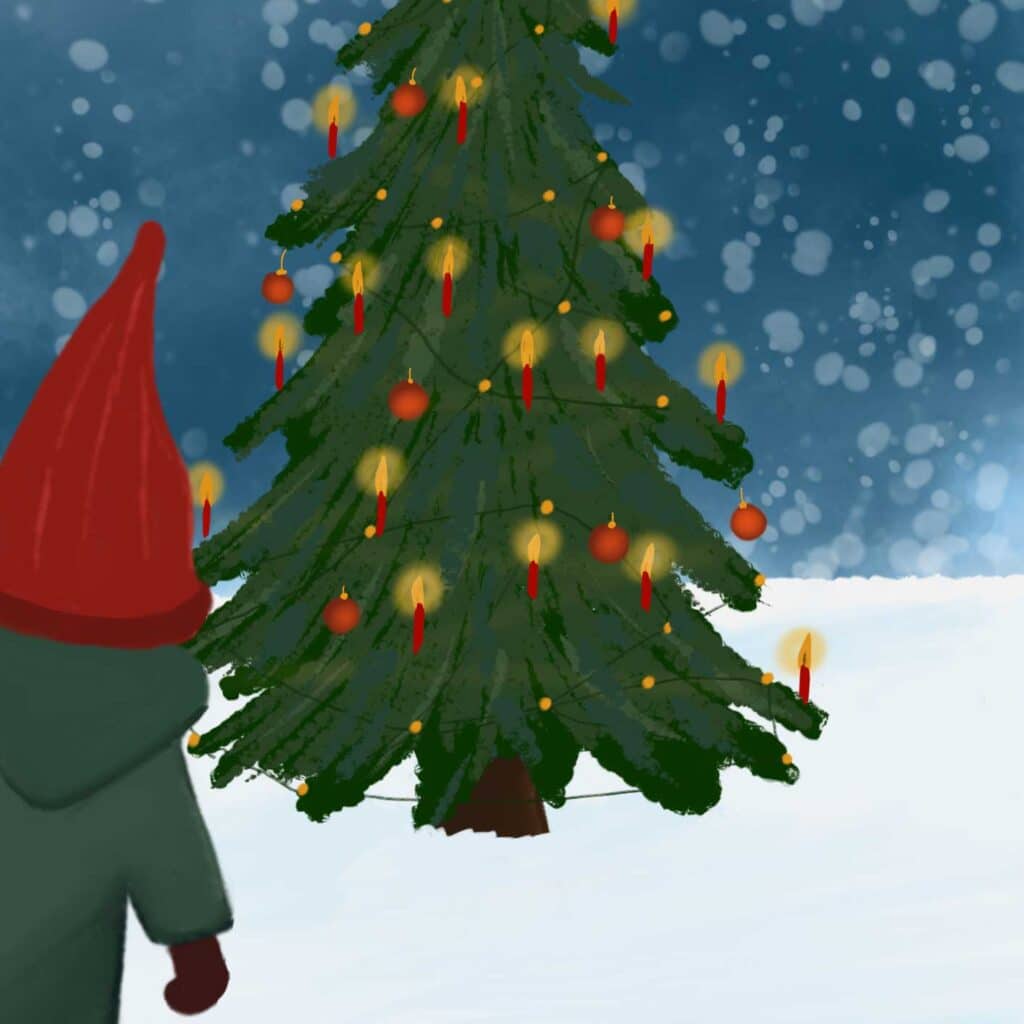 Gute-Nacht-Geschichte: Weihnachts-Wichtel Tosse und die alte Tanne