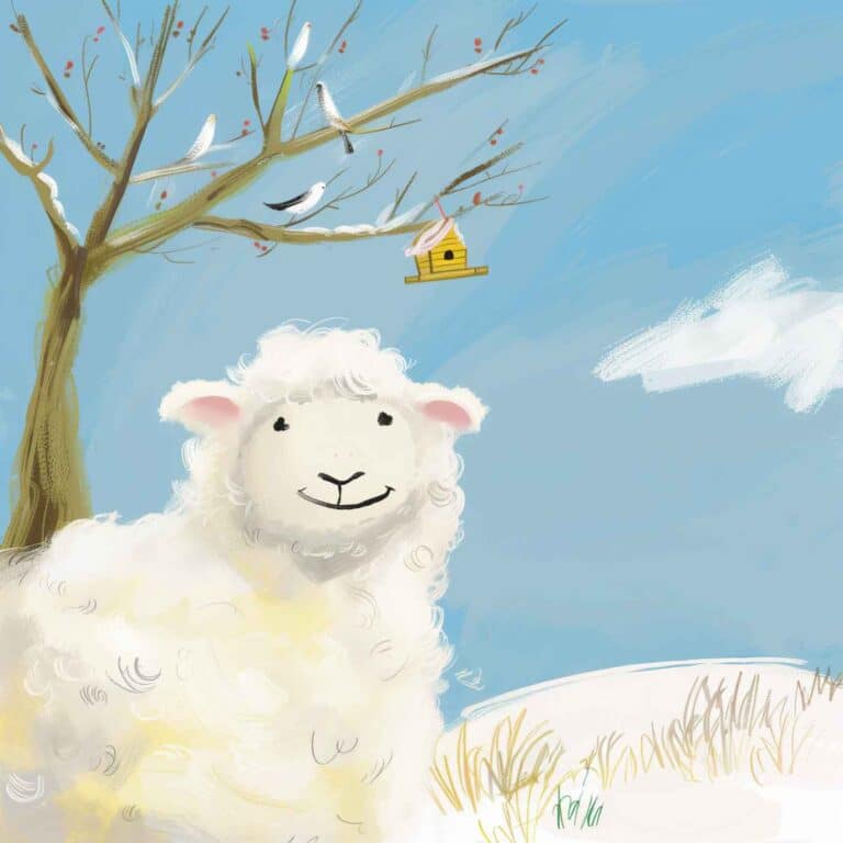 Schaf Tilda und das verschwundene Vogelhaus